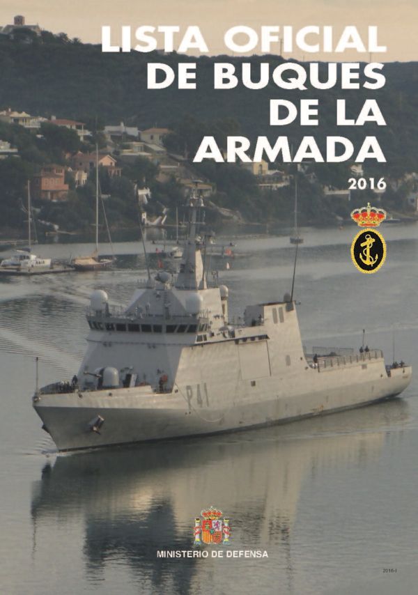 Lista oficial de buques de la Armada 2016