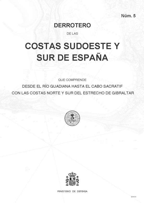 Derrotero de las costas sudoeste y sur de España