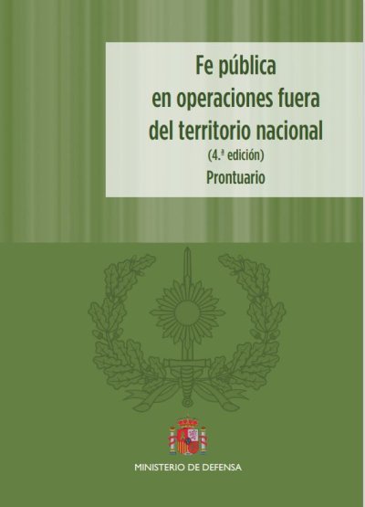 Fe pública en operaciones fuera del territorio nacional