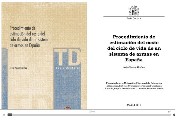 Procedimiento de estimación del coste del ciclo de vida de un sistema de armas en España