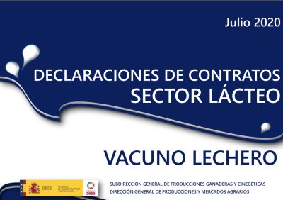 Declaraciones de Contratos Sector Lácteo: Vacuno Lechero