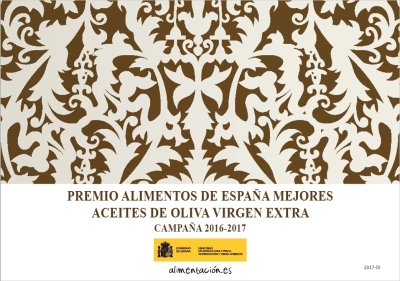 Folletos sobre premios y ferias de alimentación