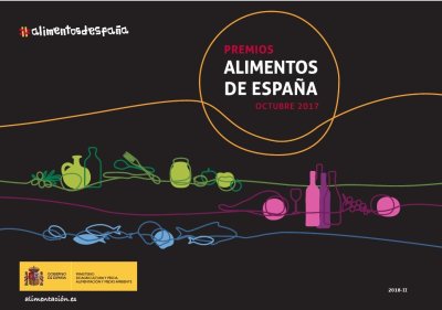 Folletos sobre premios y ferias de alimentación