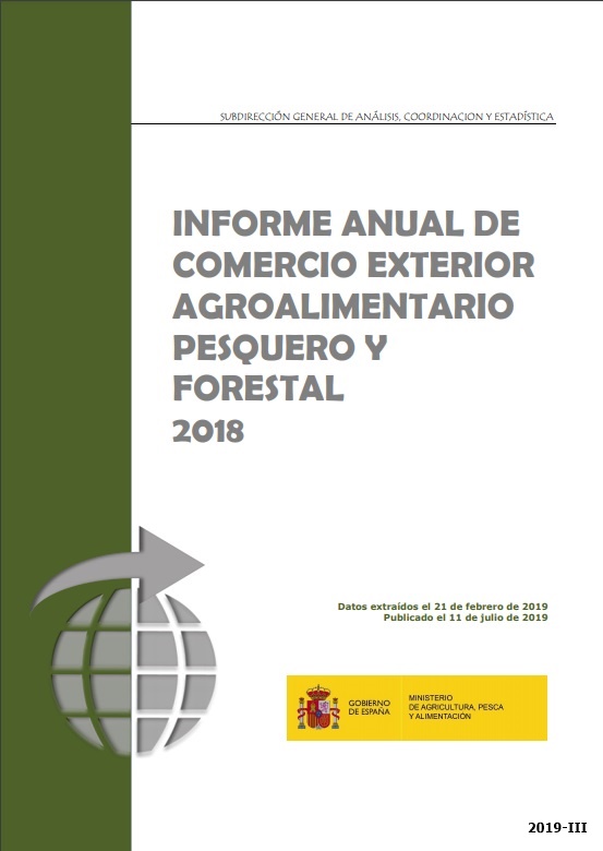 Informe anual de comercio exterior agroalimentario, pesquero y forestal 2018