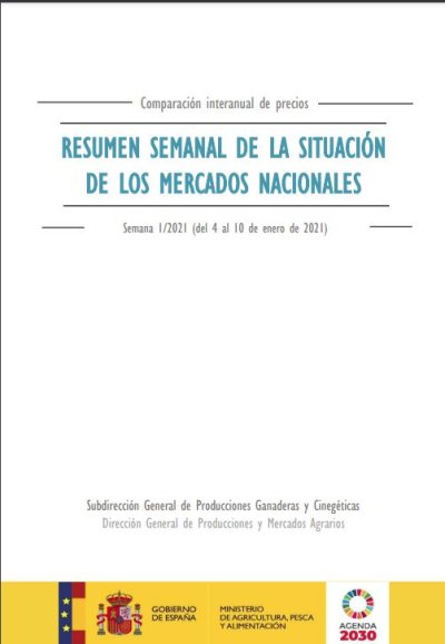 Comentario Semanal de Precios de Todos los Sectores Ganaderos
