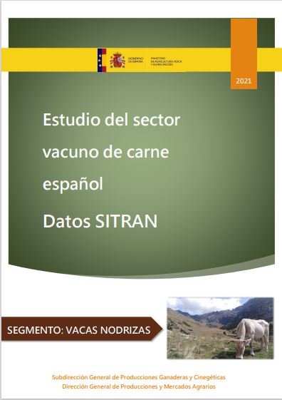 Estudio del Sector Español de Vacas Nodrizas: Datos SITRAN